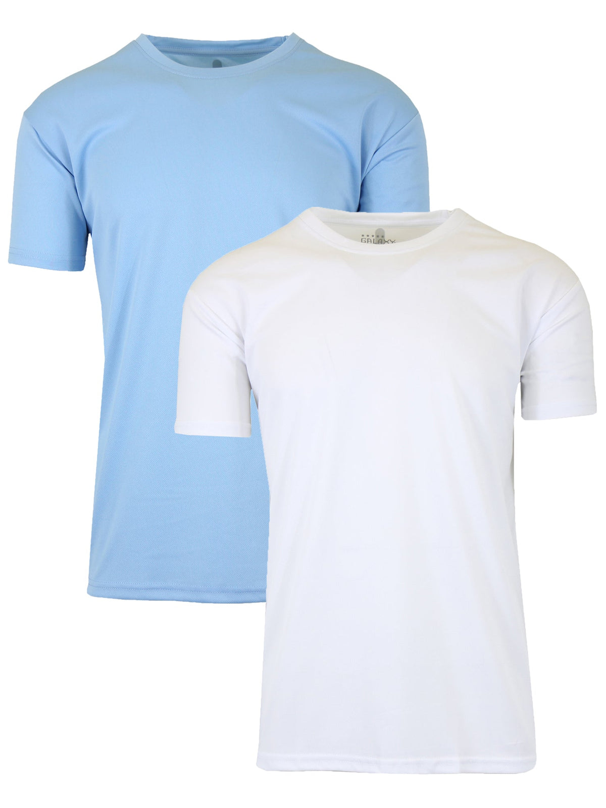 2-Pack Men's Short Sleeve Moisture-Wicking Quick Dry Performance Crew Neck Tee (S-2XL)