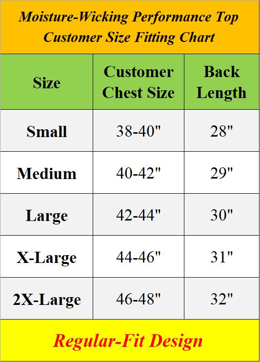 2-Pack Men's Short Sleeve Moisture-Wicking Quick Dry Performance Crew Neck Tee (S-2XL)